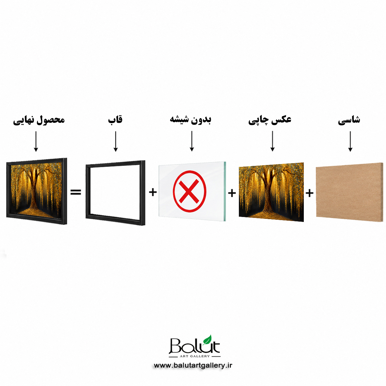 تابلو دکوراتیو مدرن «پاییز طلایی»