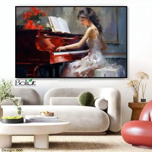 نقاشی « پیانیست »