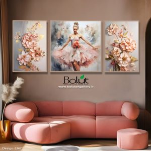 مجموعه « بالرین و گل های صورتی »