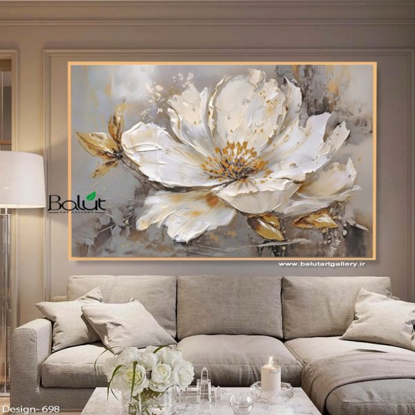 گل تک (سفید / طلایی )