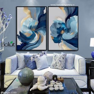 مجموعه گل های آبی: