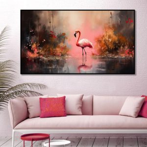 تابلو دکوراتیو مدرن فلامینگو